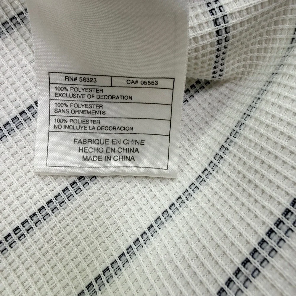 Nike Performance‎ Mens Golf Polo Shirt White Blue Striped Large 288311-100